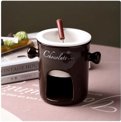 Mini Fondue Pot - Cheese &amp; Dessert Melting Cup