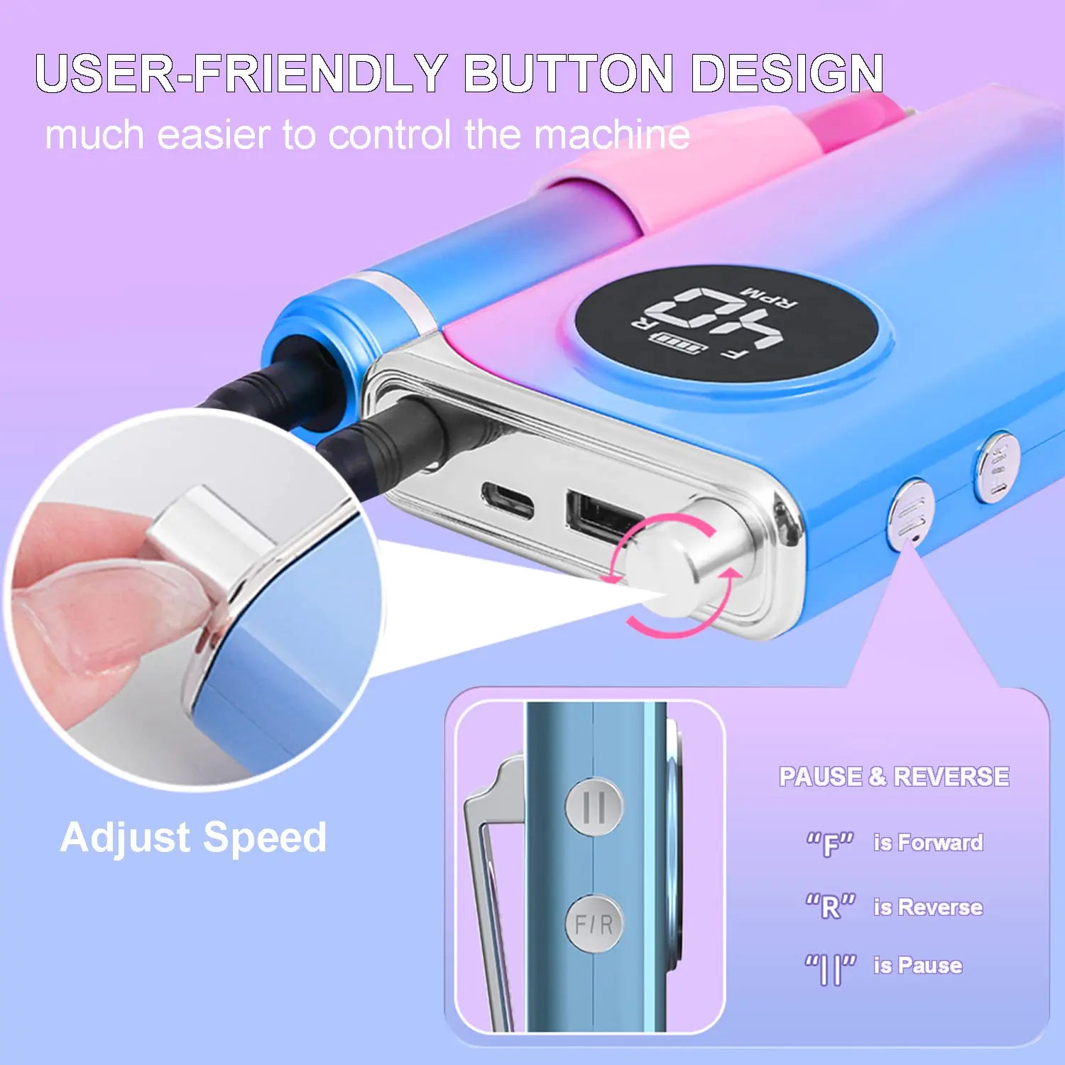 Electric Nail Drill Machine For Manicure